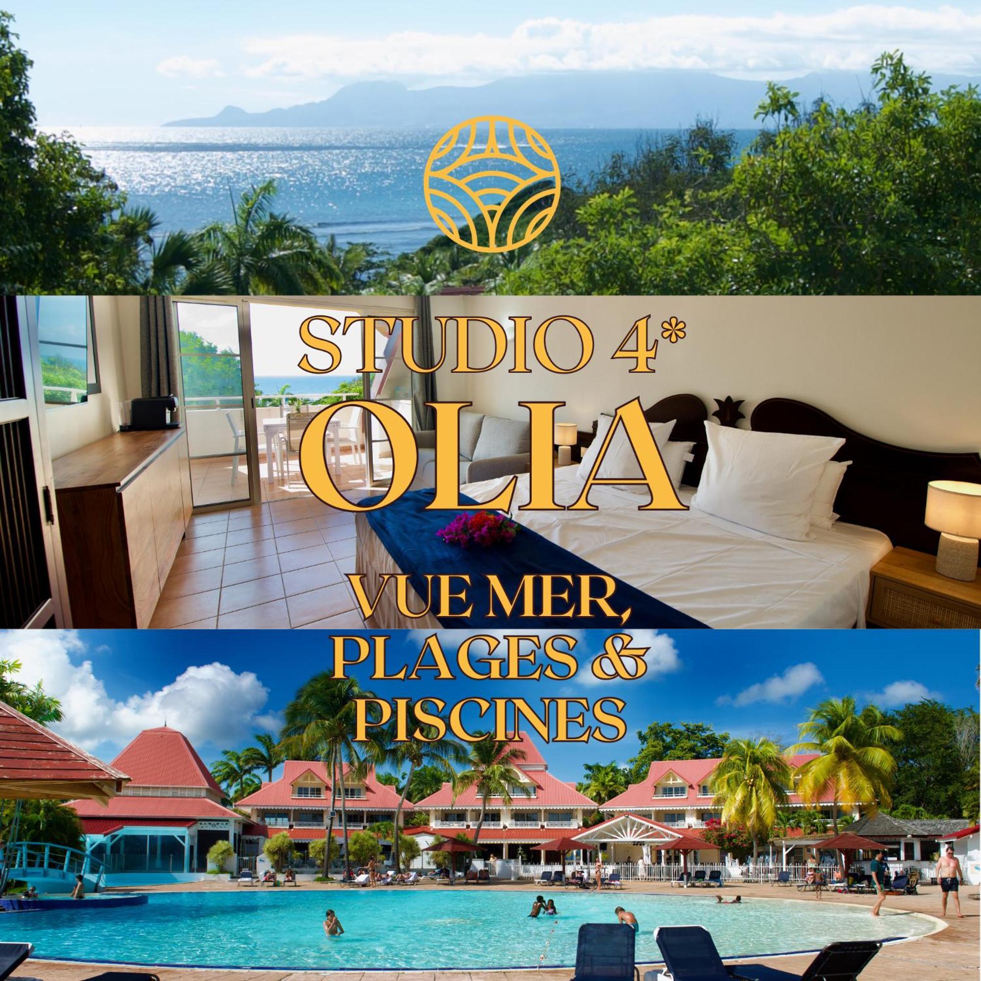 Studio Olia A P&V - Plages, Piscines Et Vue Mer! Sainte-Anne  Extérieur photo